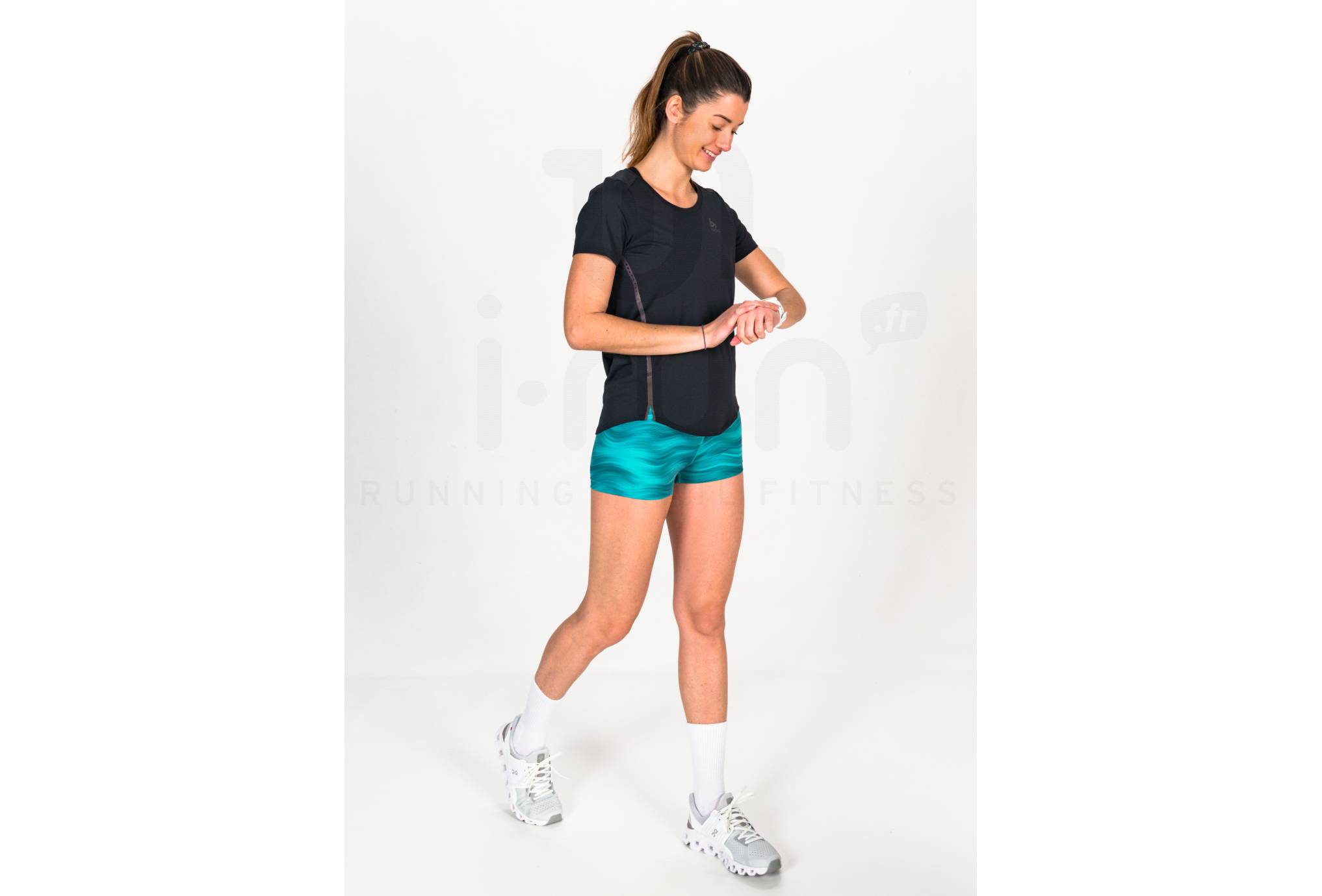 Odlo camiseta manga corta Zeroweight Chill-Tec Blackpack