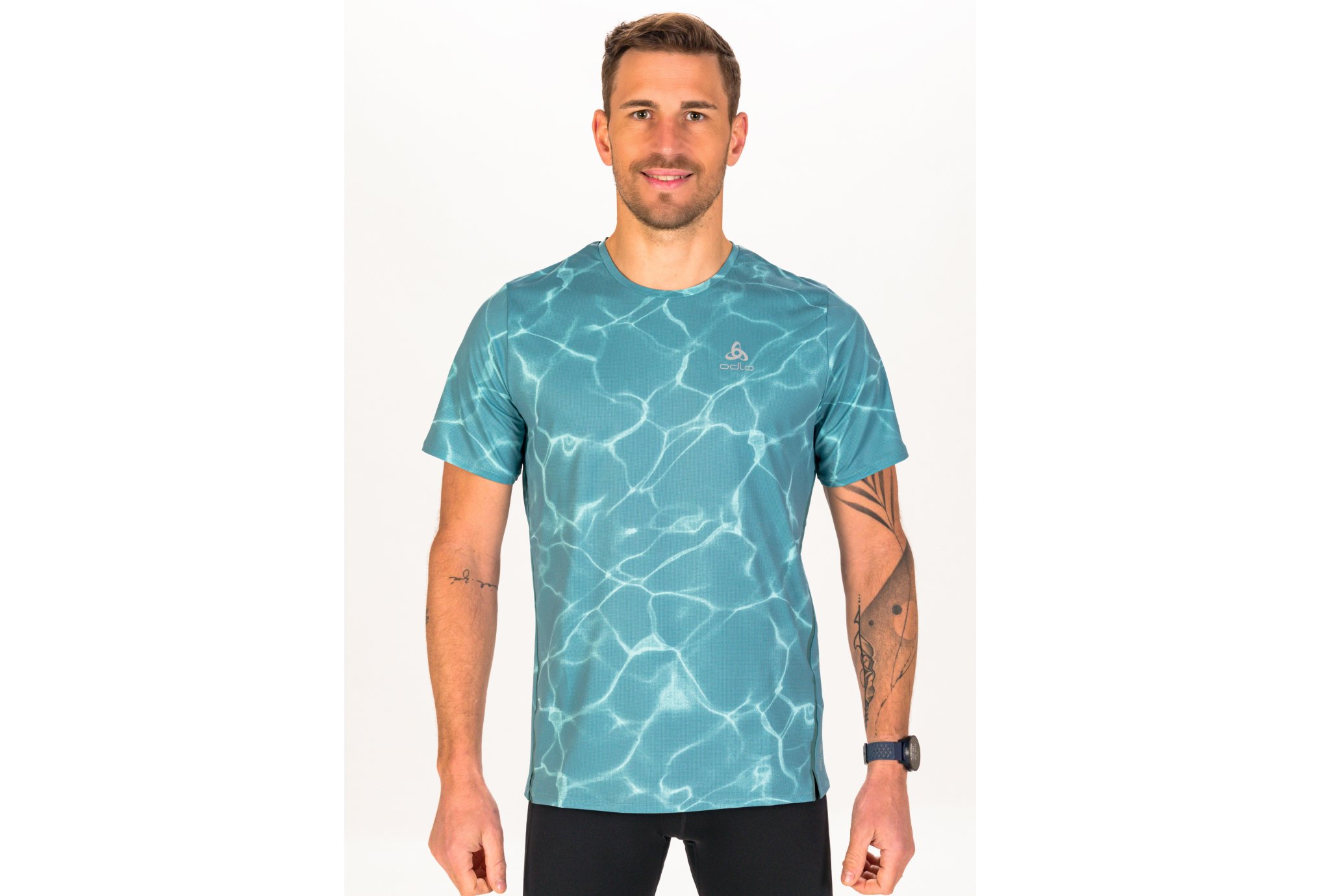 Odlo Zeroweight Chill-Tec Print POW M vêtement running homme
