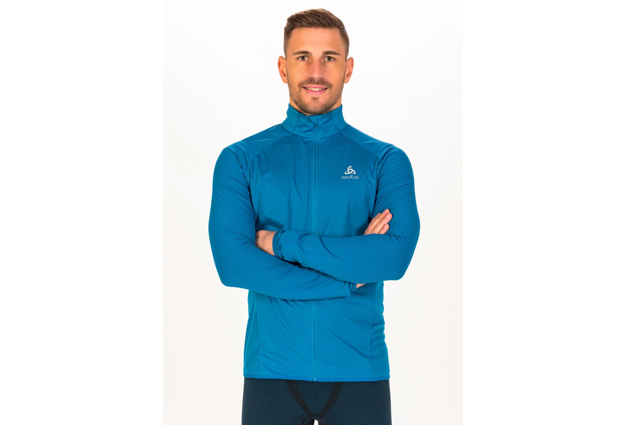 Odlo Zeroweight Warm Hybrid M vêtement running homme