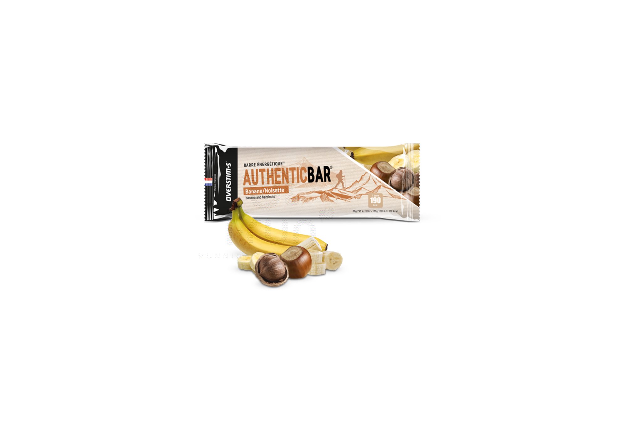 OVERSTIMS Authentic Bar - Banane/noisettes