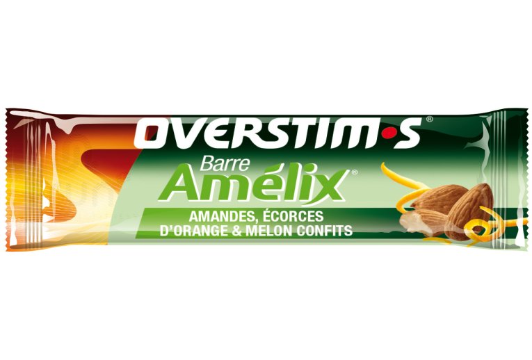 OVERSTIMS Barre Am�lix - Amandes/�corces d'orange/melon confits 