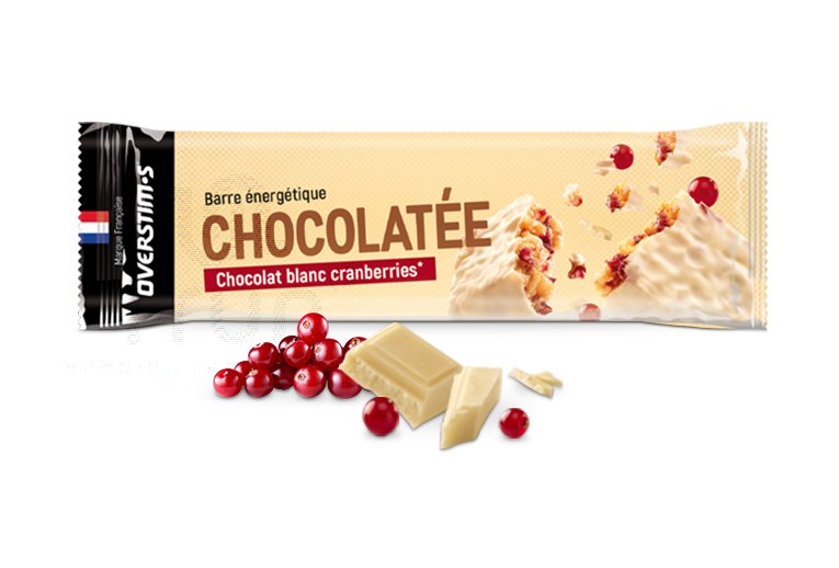 OVERSTIMS Barre Chocolat?e - Chocolat blanc/cranberries