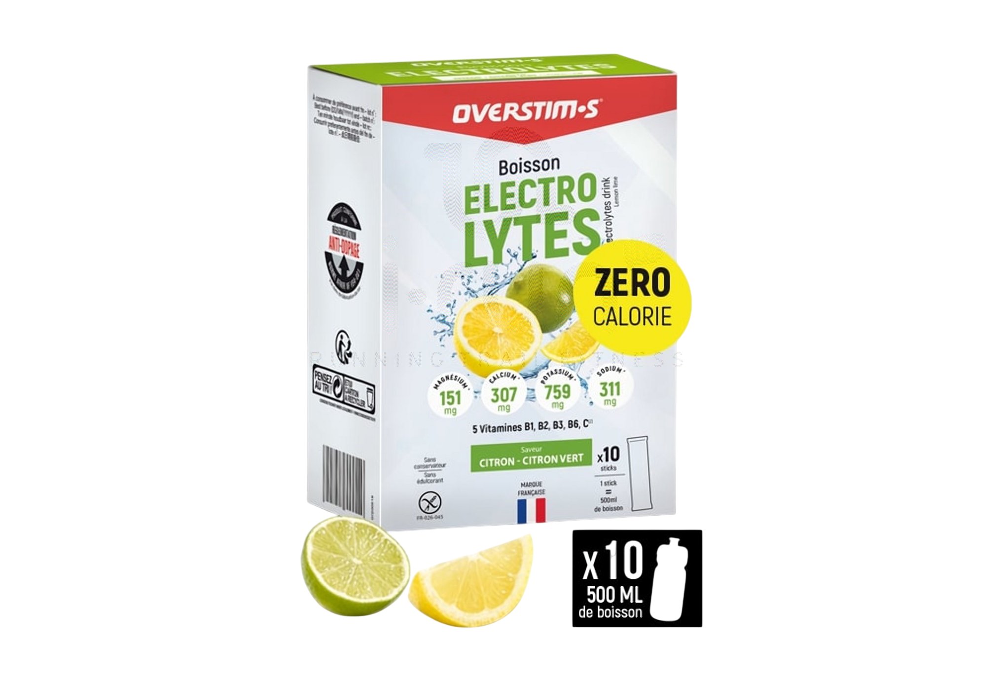 OVERSTIMS bebida de electrolitos 80 g - lima lim�n Lim�n - Lima