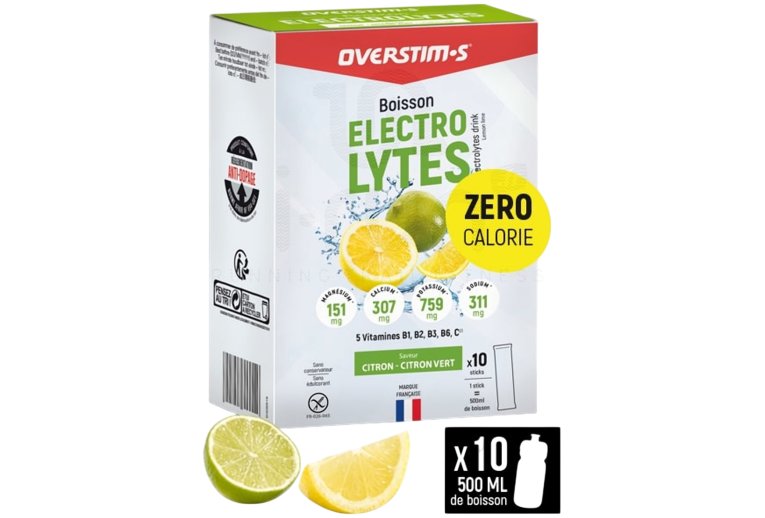 OVERSTIMS bebida de electrolitos 80 g - lima lim�n Lim�n - Lima