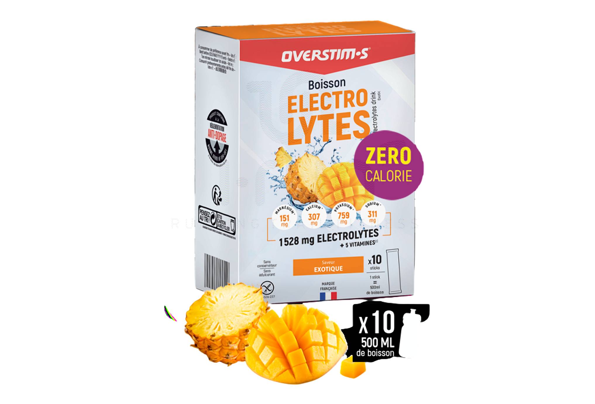 OVERSTIMS Elektrolytendrank 80 g Exotisch