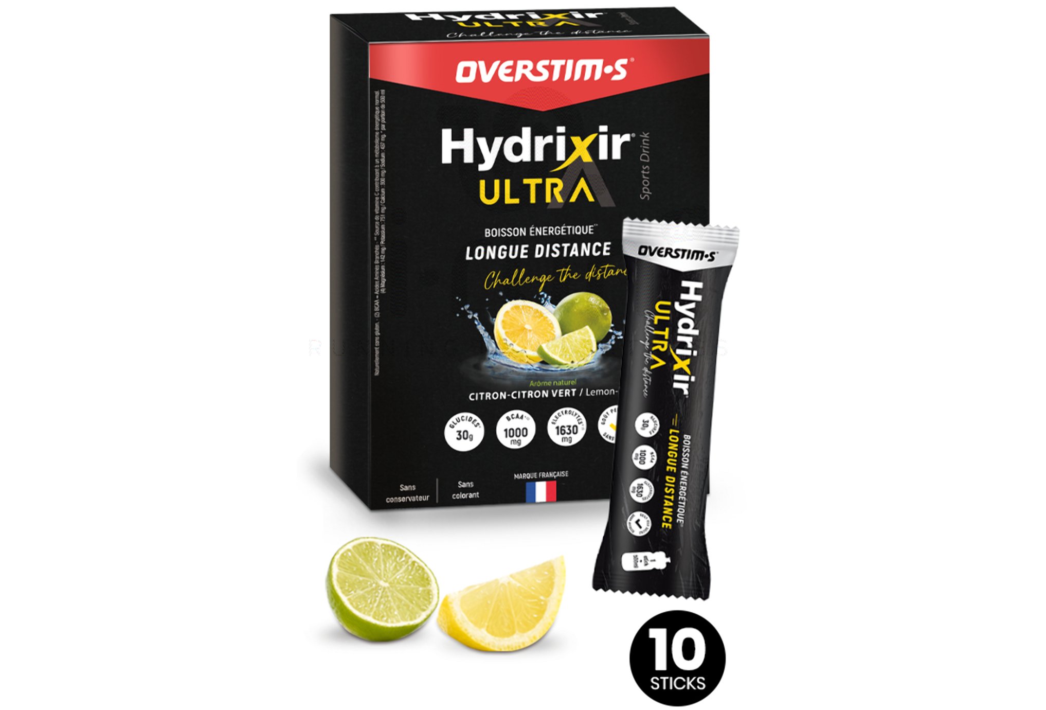 OVERSTIMS Boisson Hydrixir Ultra Citroen - limoen - 10 stuks