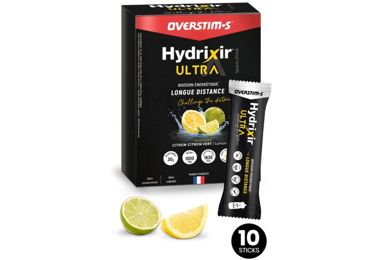 OVERSTIMS Boisson Hydrixir Ultra Citroen - limoen - 10 stuks