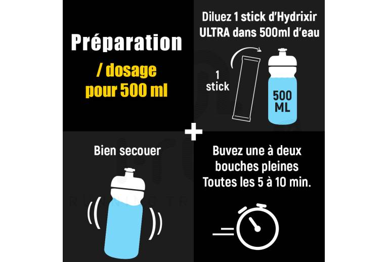 OVERSTIMS Boisson Hydrixir Ultra Fruits rouges - 1 stick