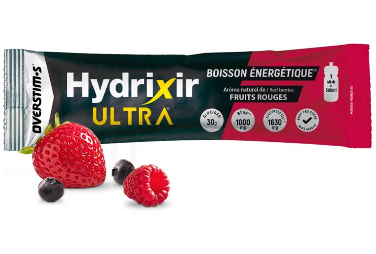 OVERSTIMS Boisson Hydrixir Ultra Fruits rouges - 1 stick