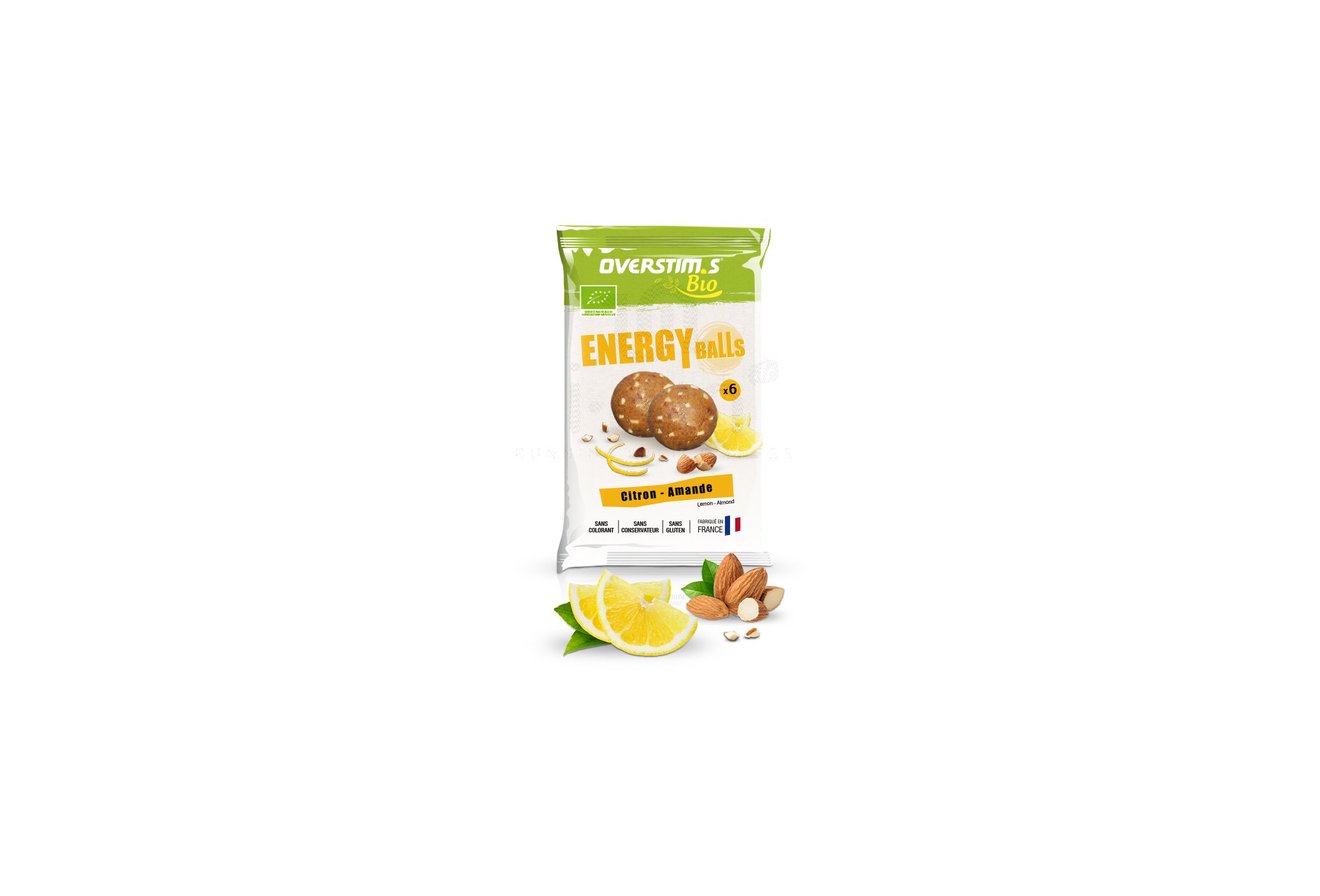 OVERSTIMS Energy Balls Bio - Lim�n y Almendras