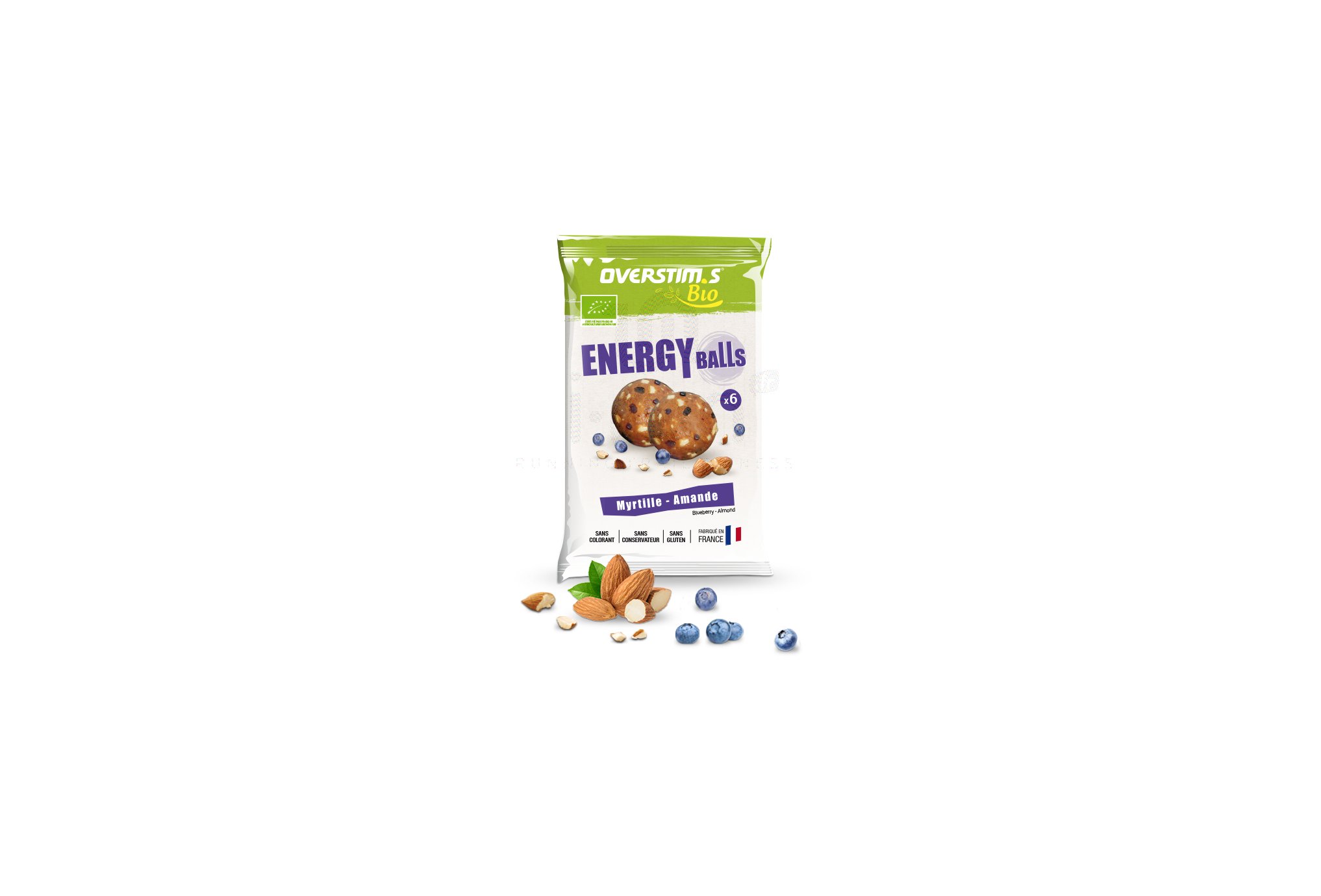 OVERSTIMS Energy Balls Bio - Ar�ndanos y Almendras
