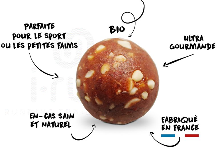 OVERSTIMS Energy Balls Bio - Myrtille amande 