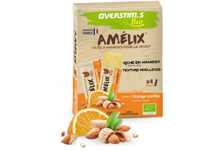 OVERSTIMS ?tui 4 p?tes d'amandes Am?lix Bio - Orange confite