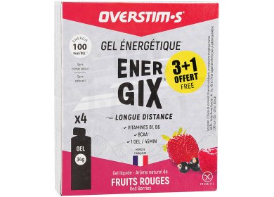 Étui Gels Endurance Energix Liquide 3+1 - Fruits rouges