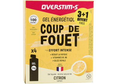 Étui Gels Energie Instantanée Coup de Fouet 3+1 - Citron
