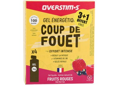 Étui Gels Energie Instantanée Coup de Fouet 3+1 - Fruits rouges