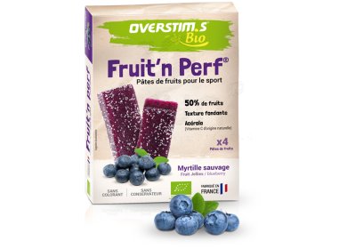 Étuis 4 barres Fruit'n Perf Bio - Myrtille sauvage