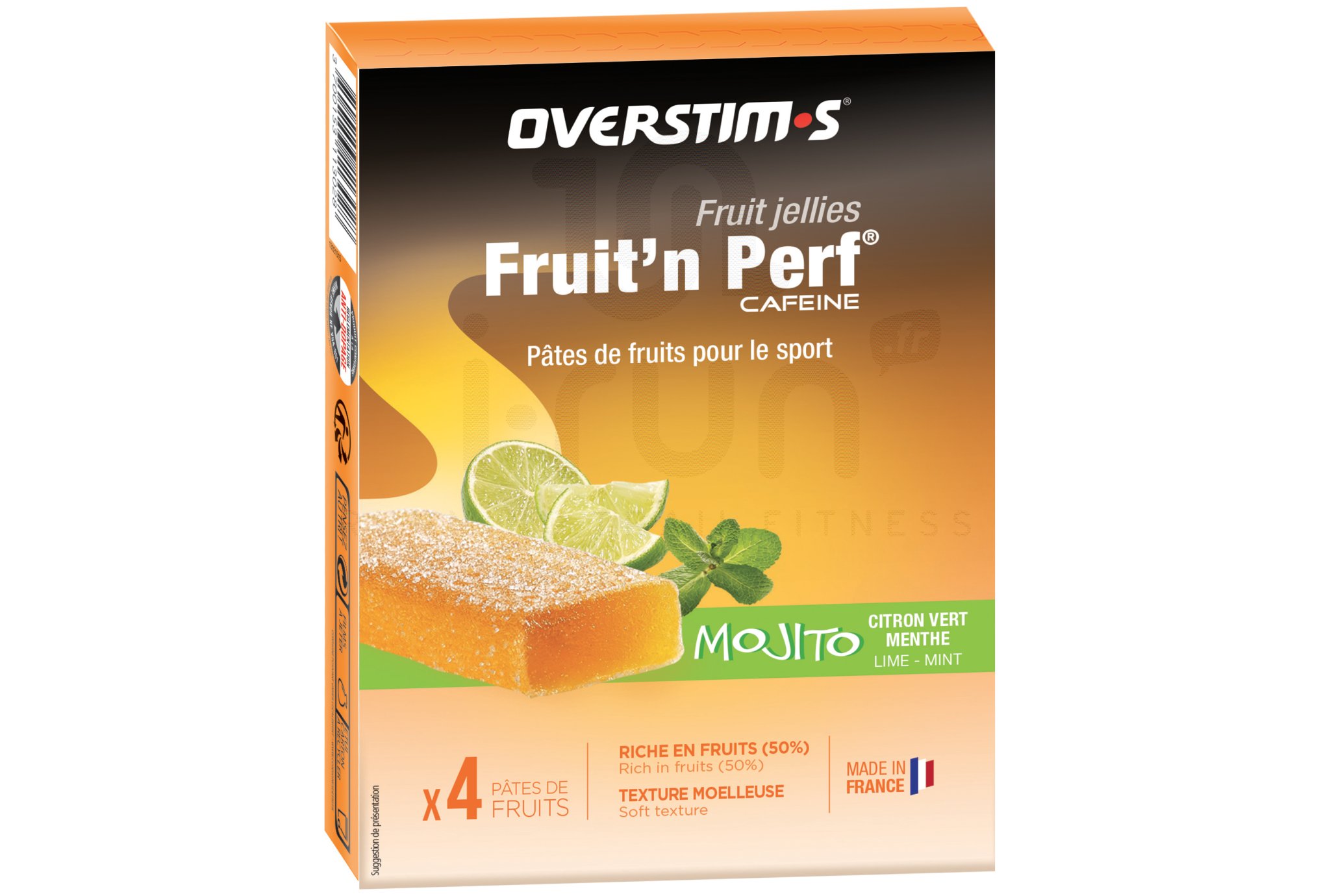OVERSTIMS Caja de barritas Fruit