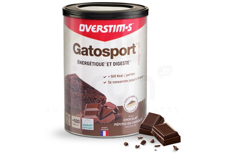 OVERSTIMS Gatosport 400 g - Chocolate/pedacinhos de chocolate