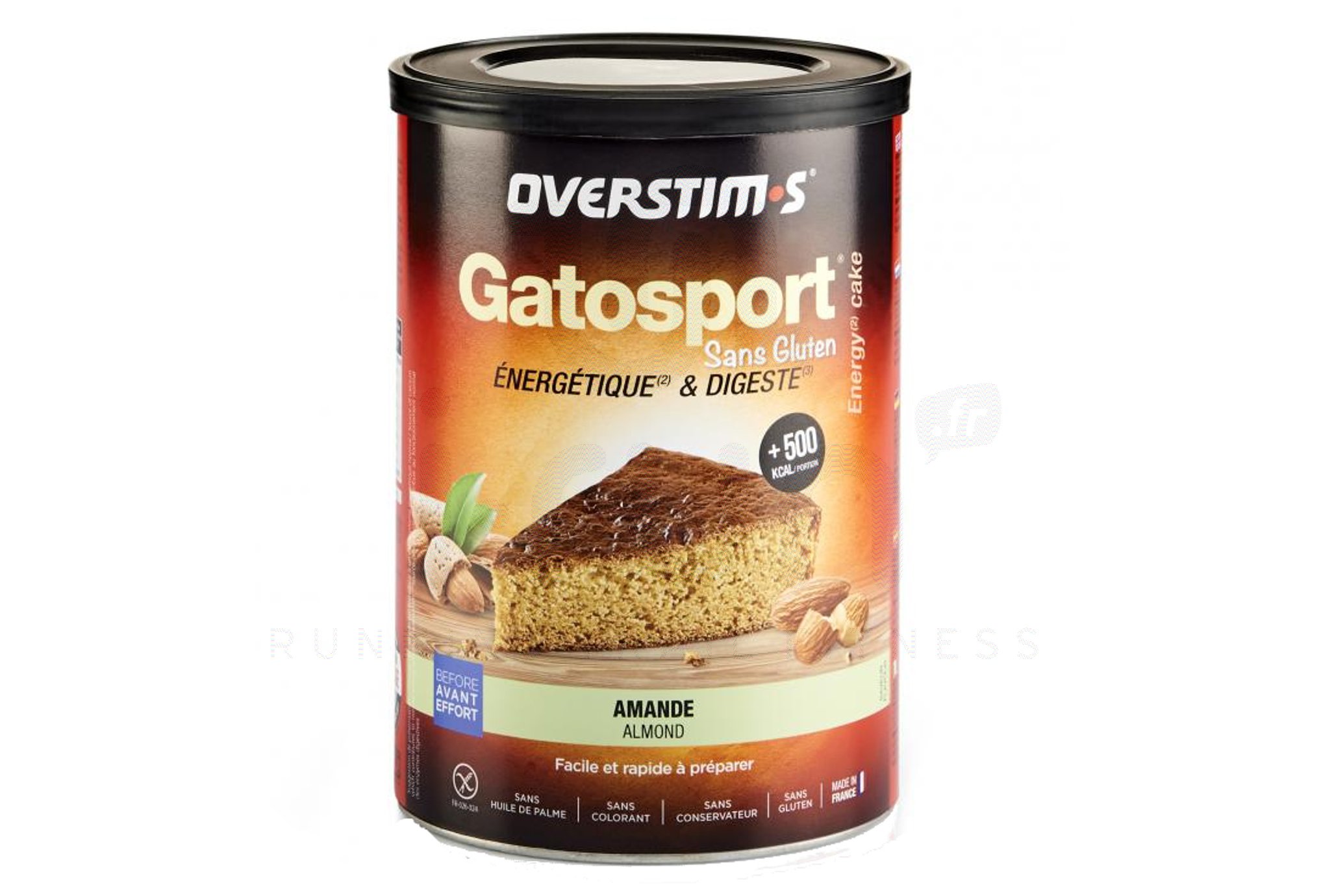 OVERSTIMS Gatosport 400 g - Amande sans gluten