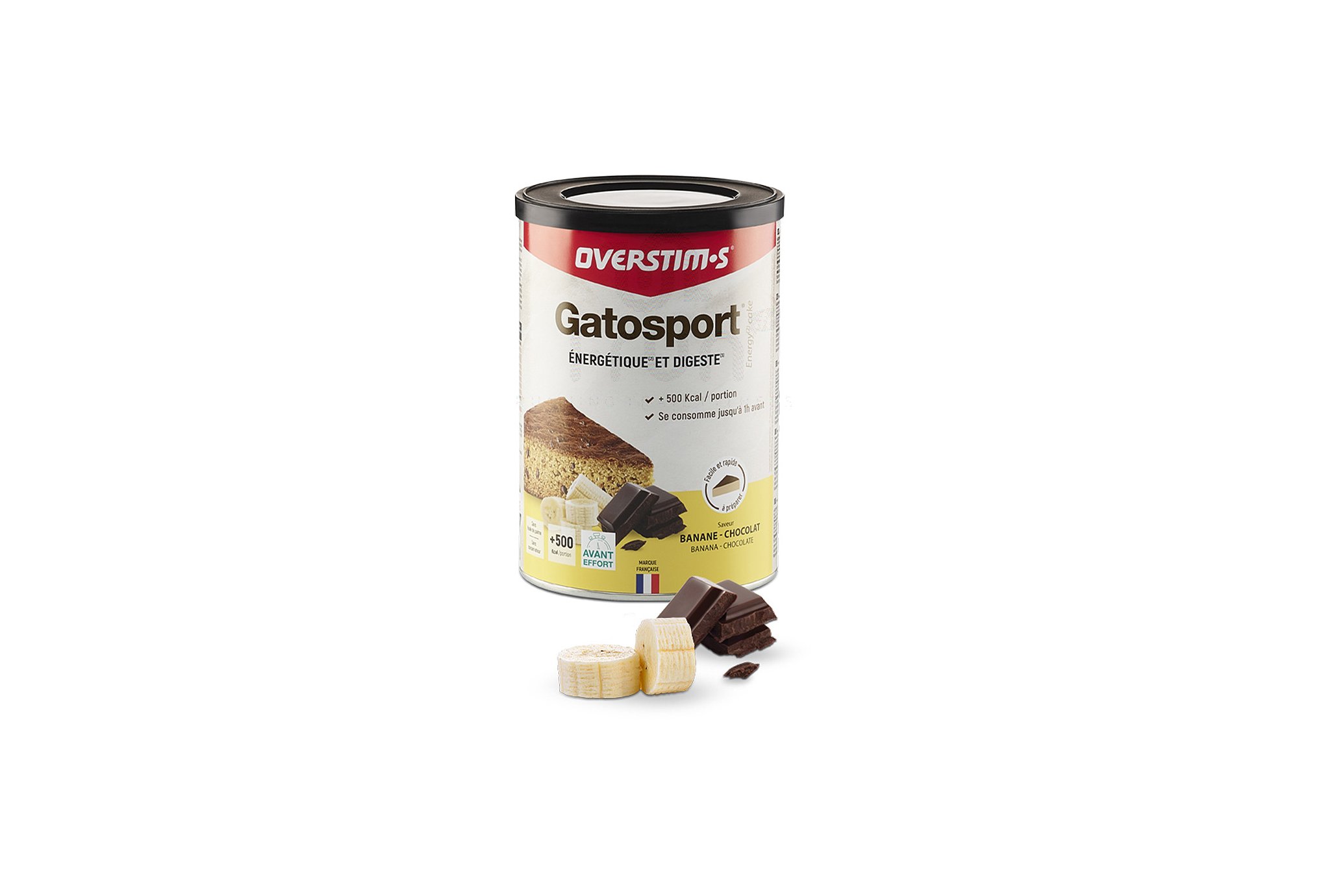 OVERSTIMS Gatosport 400 g - Banane/chocolat