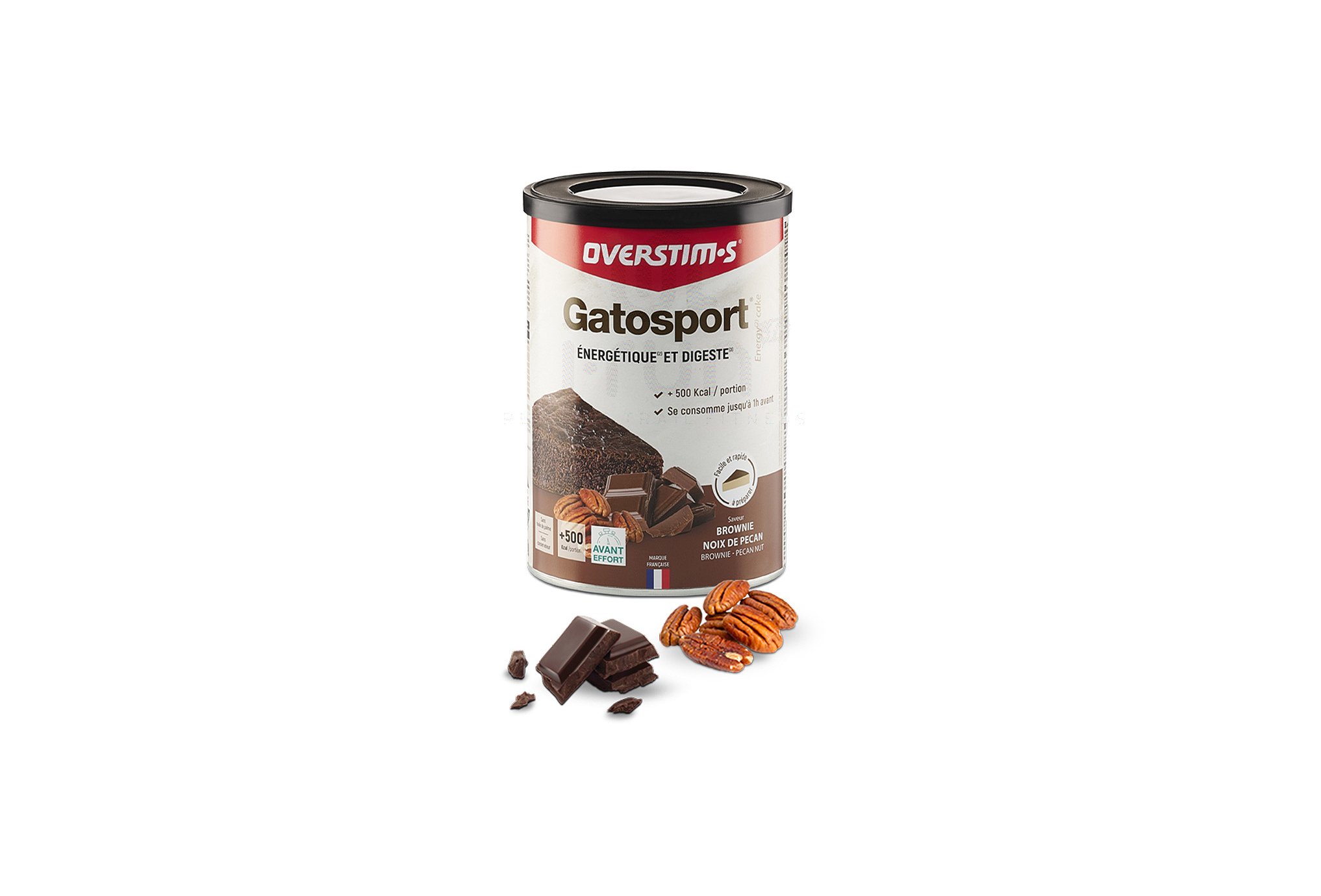 OVERSTIMS Gatosport 400 g - Brownie/noce di pecan