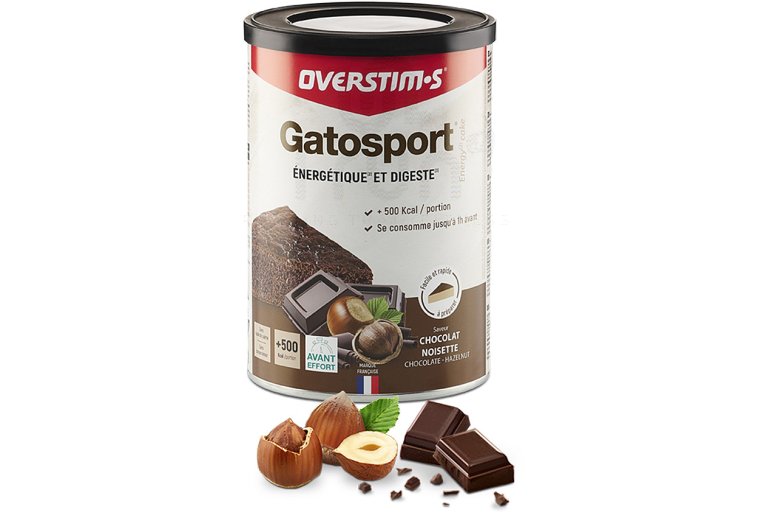 OVERSTIMS Gatosport 400 g - Chocolat noisette 