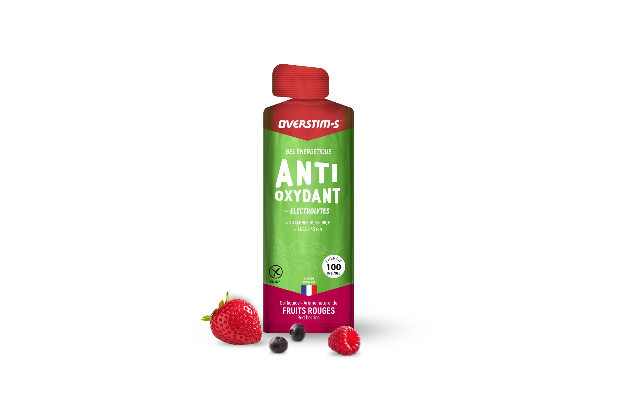 OVERSTIMS Gel Antioxydant - Fruits Rouges Diététique $scat.CAT_NOM
