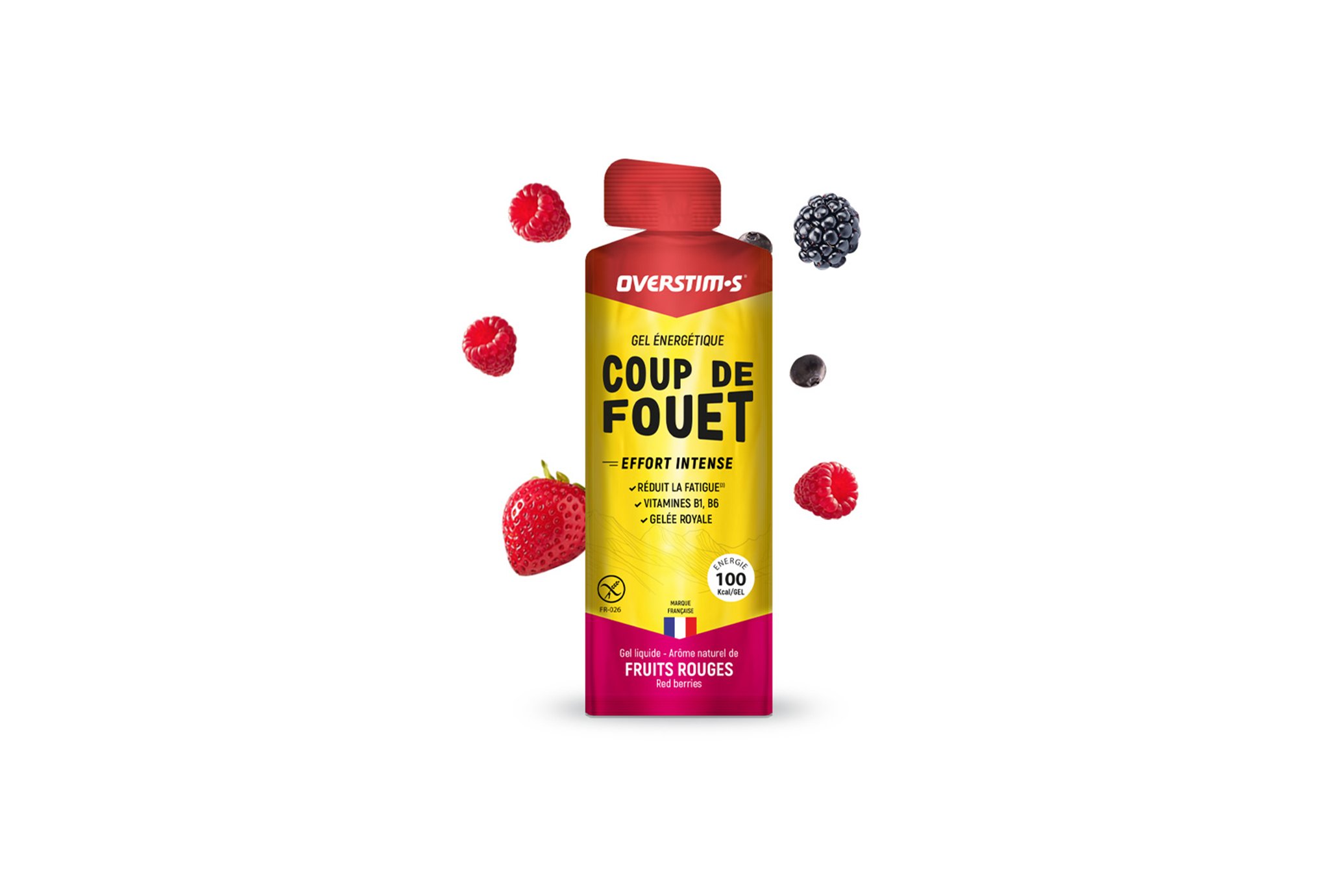OVERSTIMS Gel Coup de Fouet - Fruits Rouges Diététique $scat.CAT_NOM