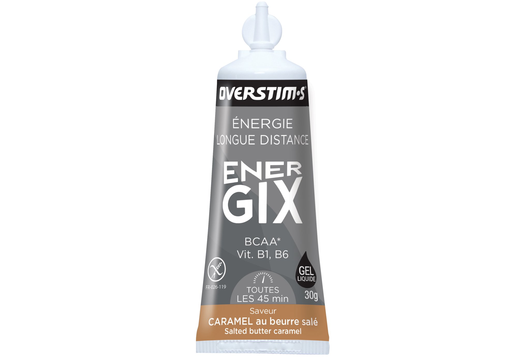 OVERSTIMS Gel Endurance Energix Liquide - caramel au beurre sal�