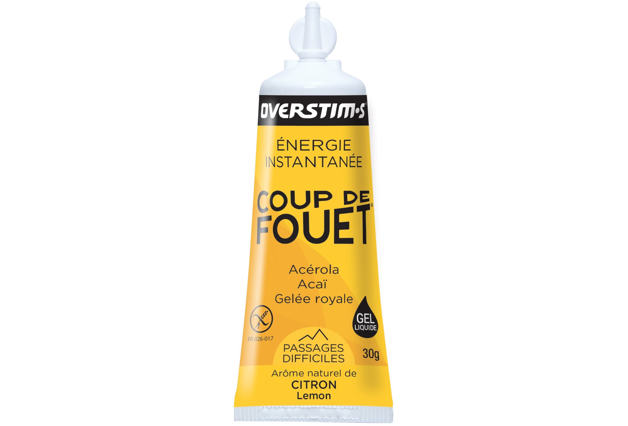 OVERSTIMS Gel �nergie Instantan�e Coup de Fouet - Citron