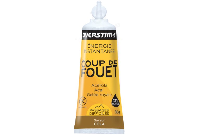 OVERSTIMS Gel �nergie Instantan�e Coup de Fouet - Cola 