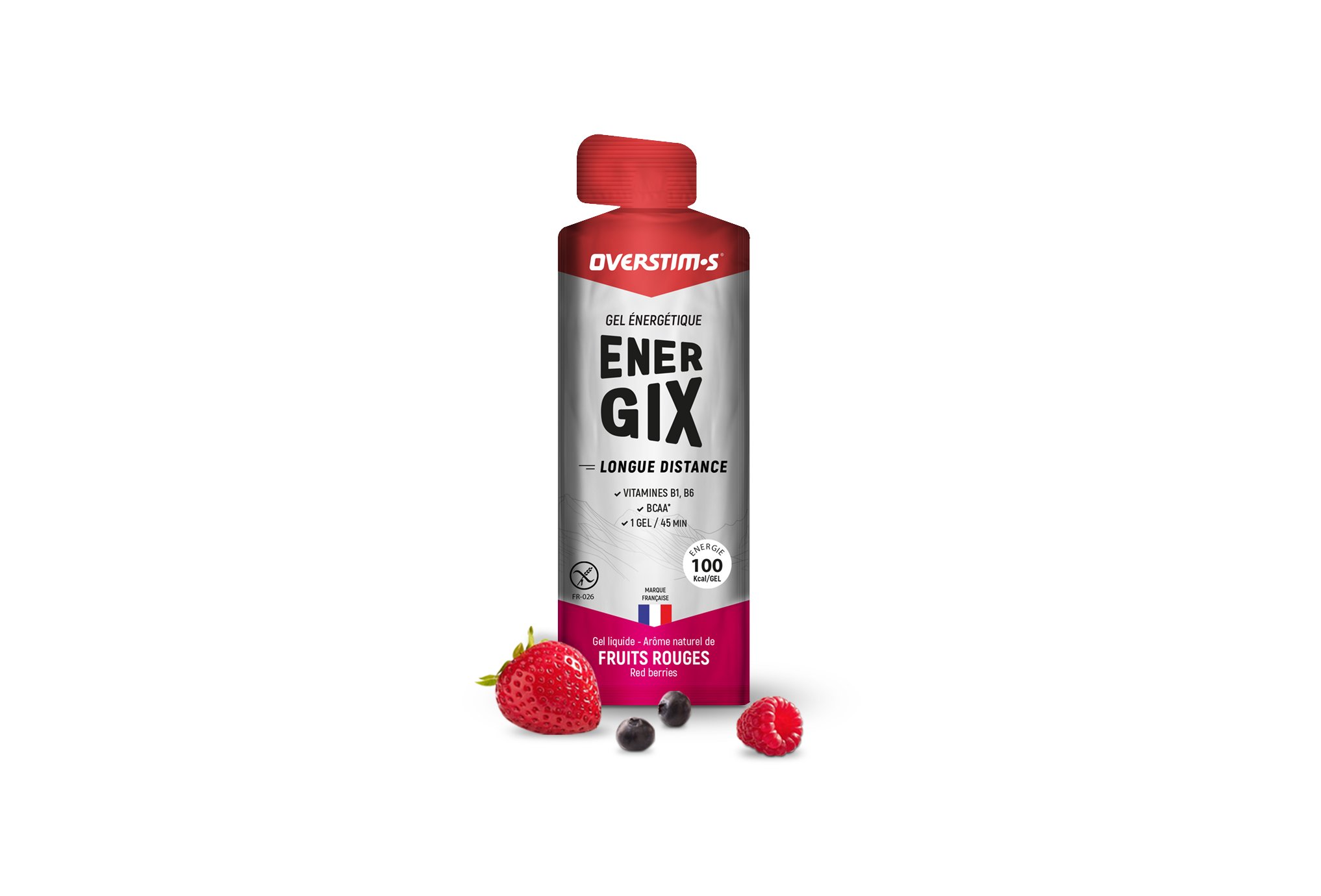 OVERSTIMS Gel Energix - Fruits Rouges Diététique $scat.CAT_NOM