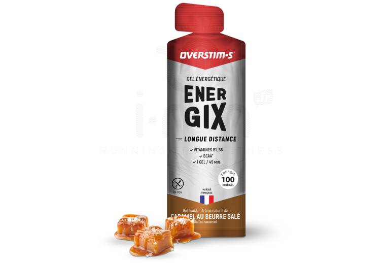 OVERSTIMS gel energ�tico Energix - Caramelo salado - Caramelo con mantequilla salada