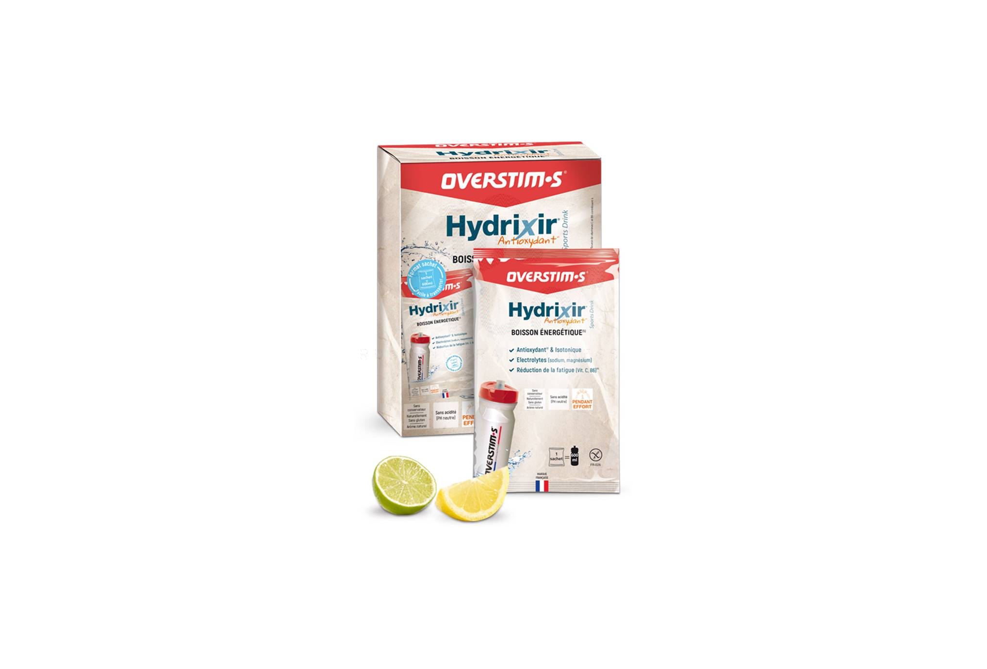OVERSTIMS Hydrixir 15 sachets - Citron/citron vert