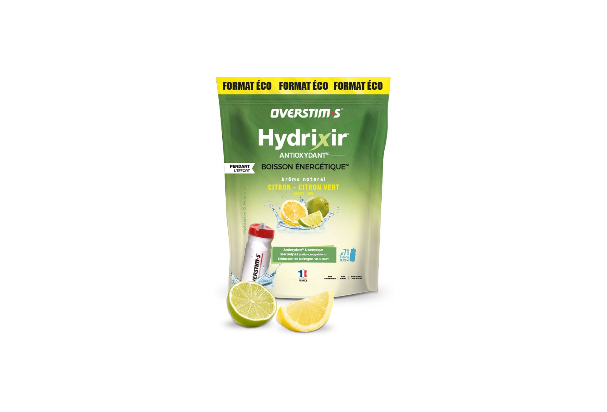 OVERSTIMS Hydrixir 3 kg - Citron/Citron vert Diététique $scat.CAT_NOM