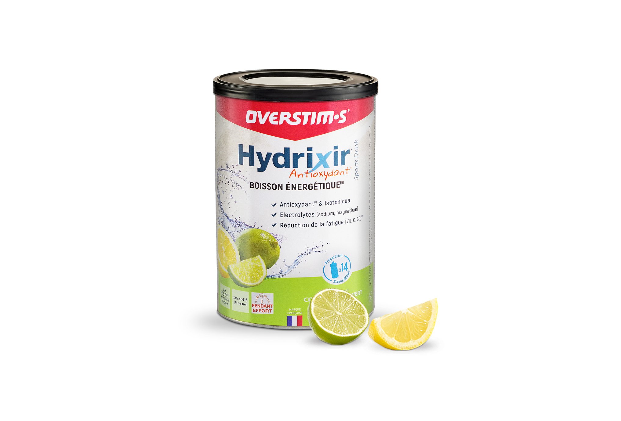 OVERSTIMS Hydrixir 600 g - Citron/citron vert Diététique $scat.CAT_NOM