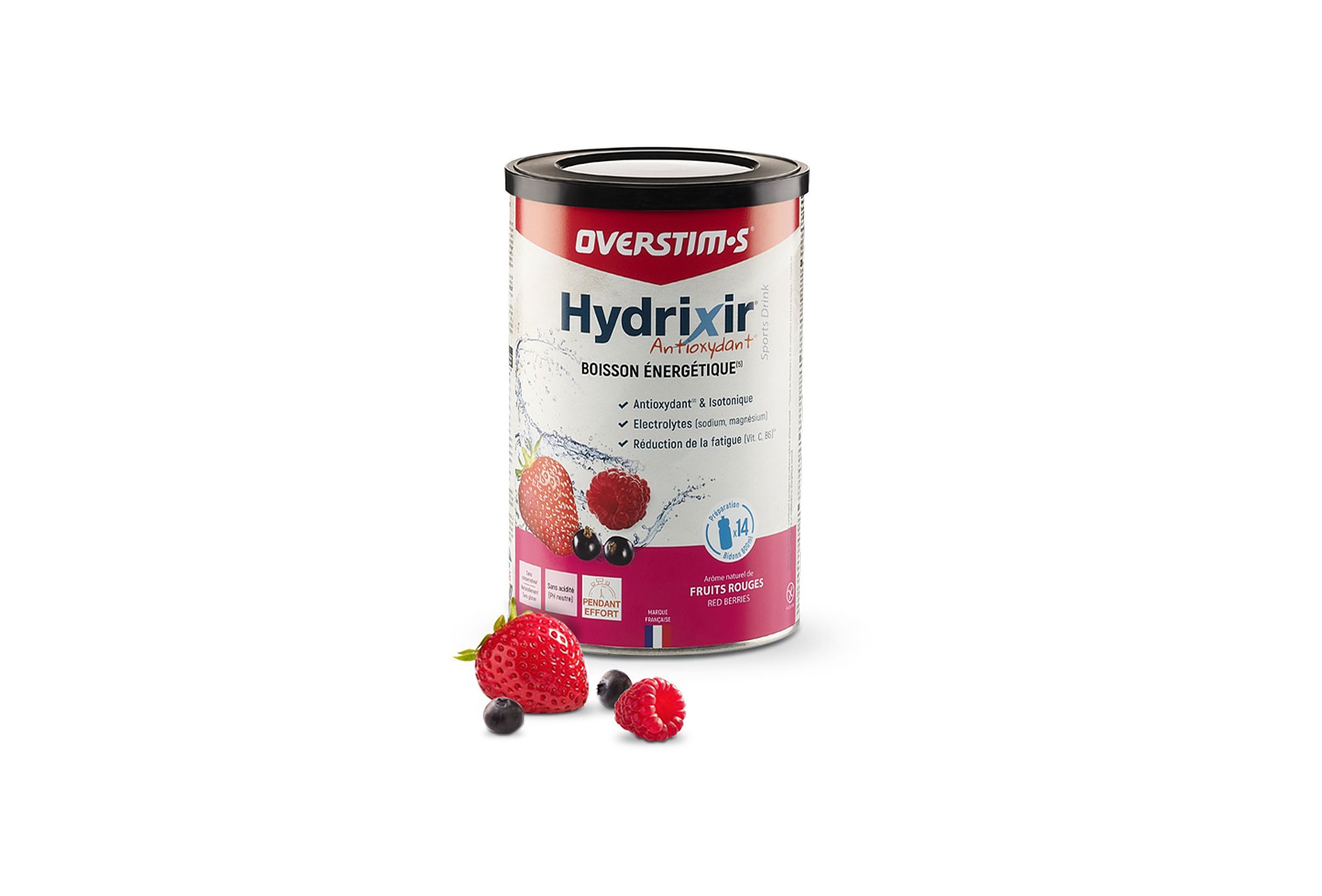 OVERSTIMS Hydrixir 600 g - Fruits rouges Diététique $scat.CAT_NOM