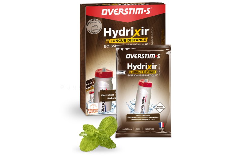 OVERSTIMS Hydrixir Longue Distance 12 sachets - Menthe