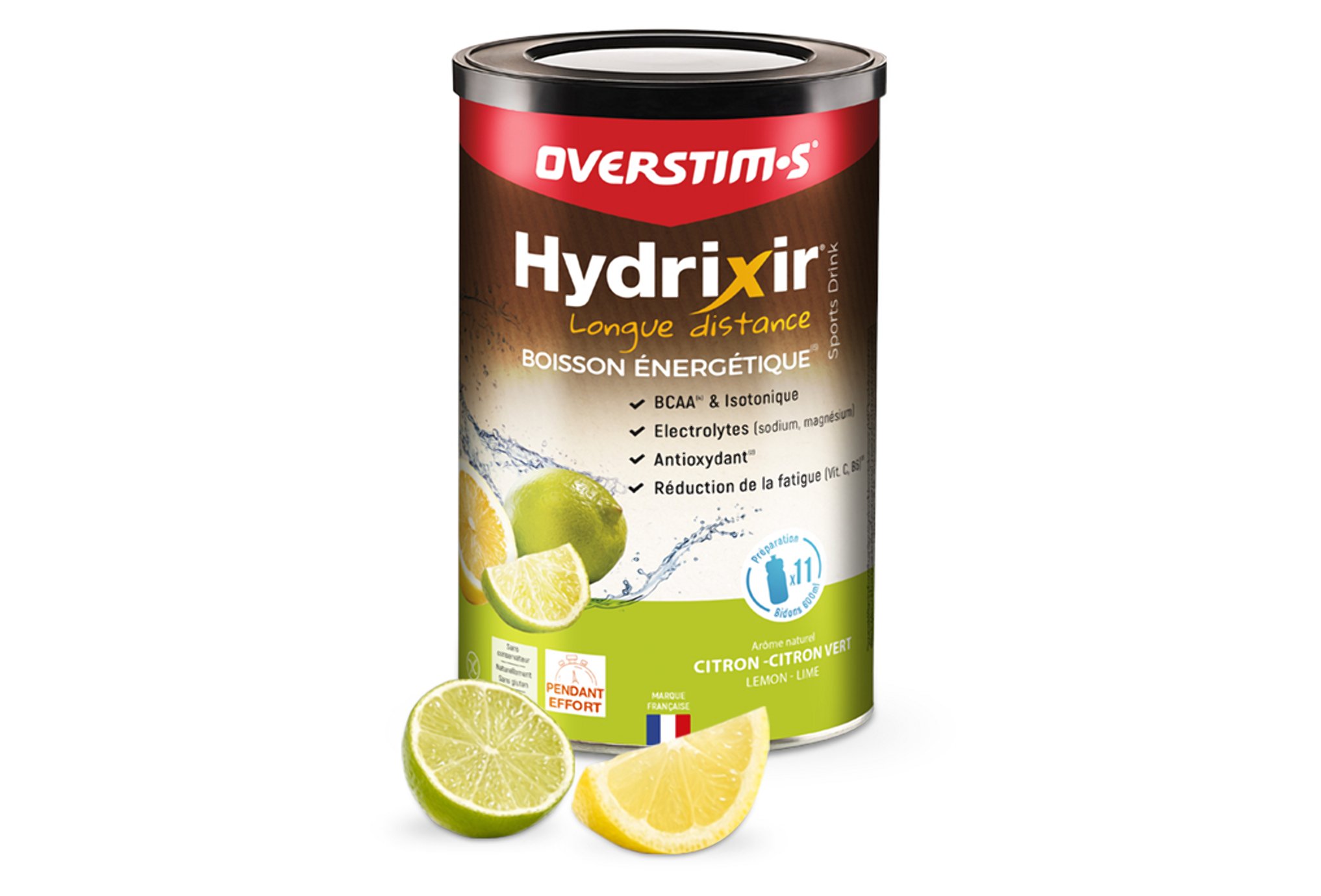OVERSTIMS Hydrixir Longue Distance 600g - Citron/citron vert