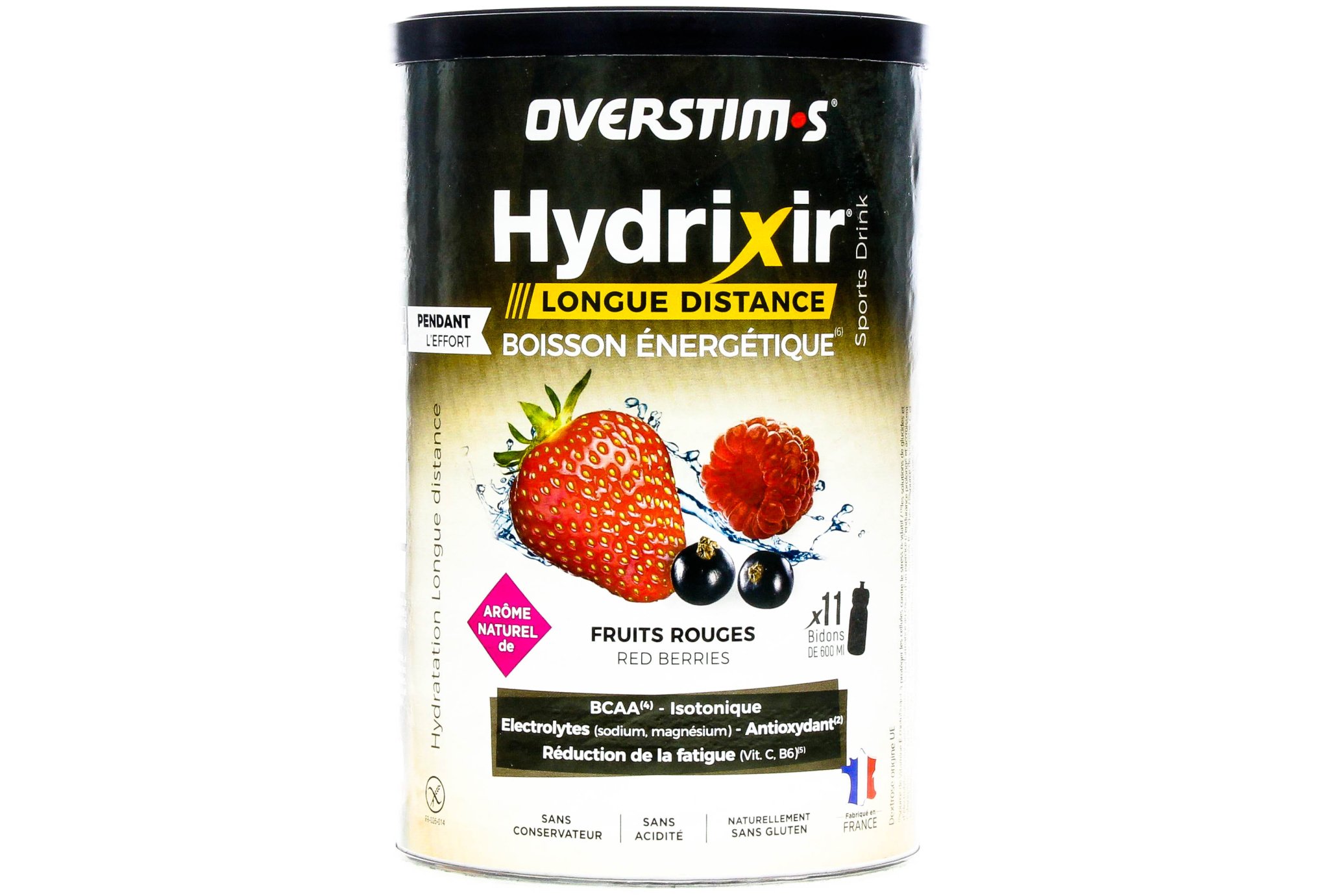 OVERSTIMS Hydrixir Longue Distance 600g - Fruits rouges