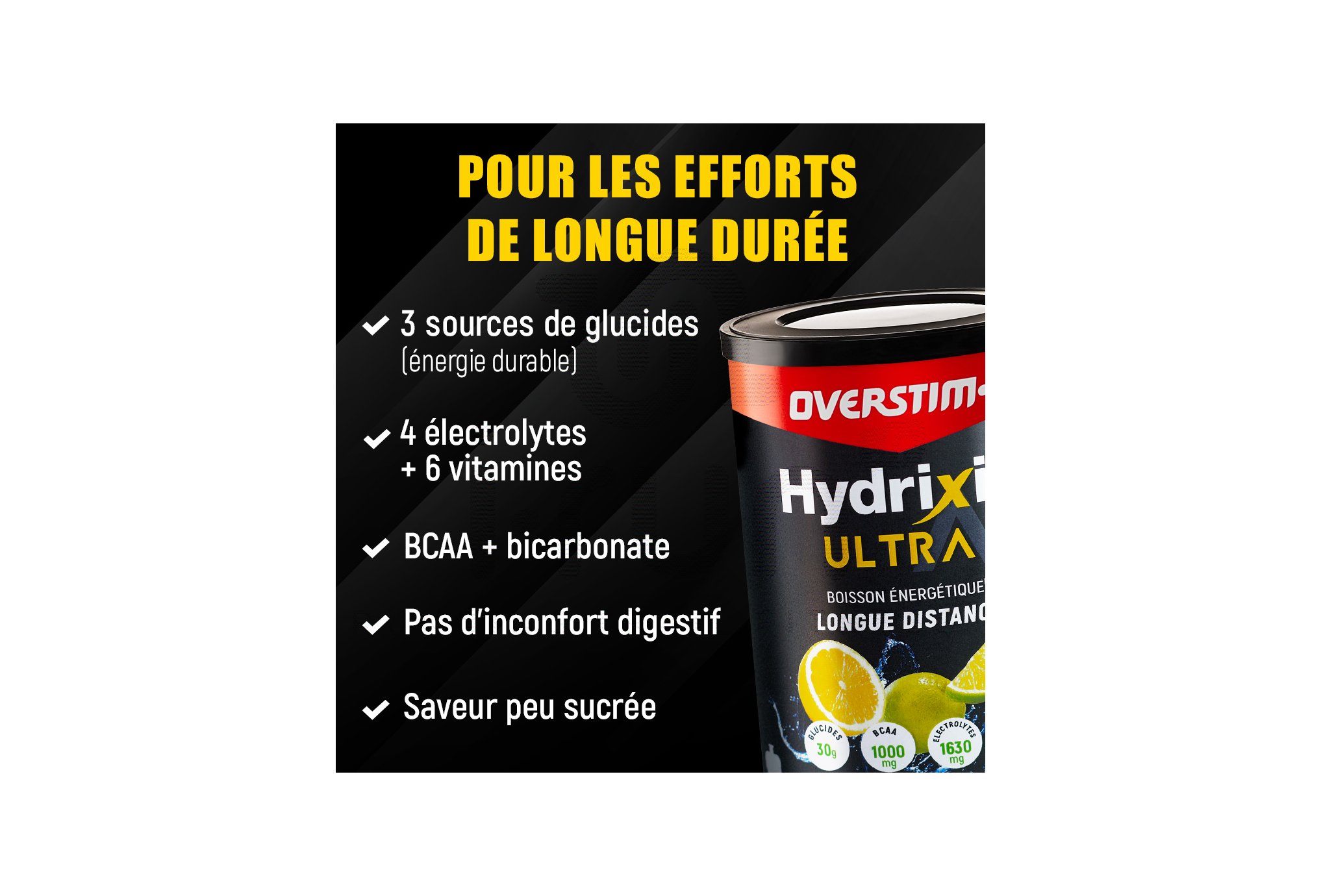 OVERSTIMS Hydrixir Ultra - Fruits rouges - 400 g