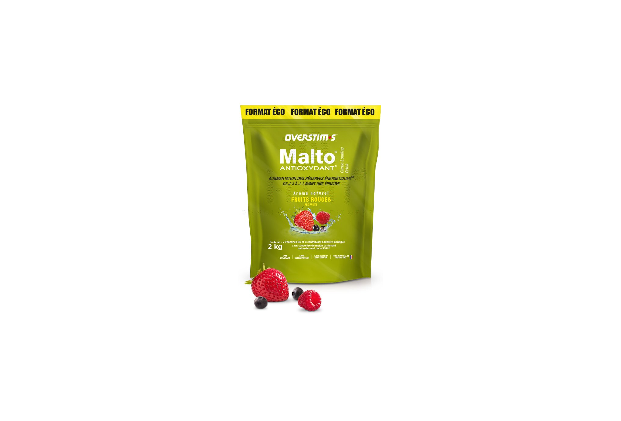 OVERSTIMS Malto Antioxydant 2 kg - Fruit rouges