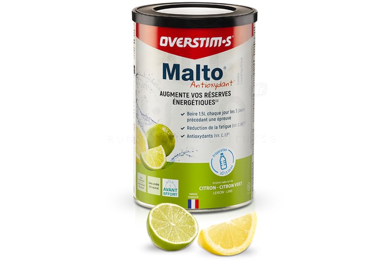 OVERSTIMS Malto Antioxidant 450 g - Citroen/limoen