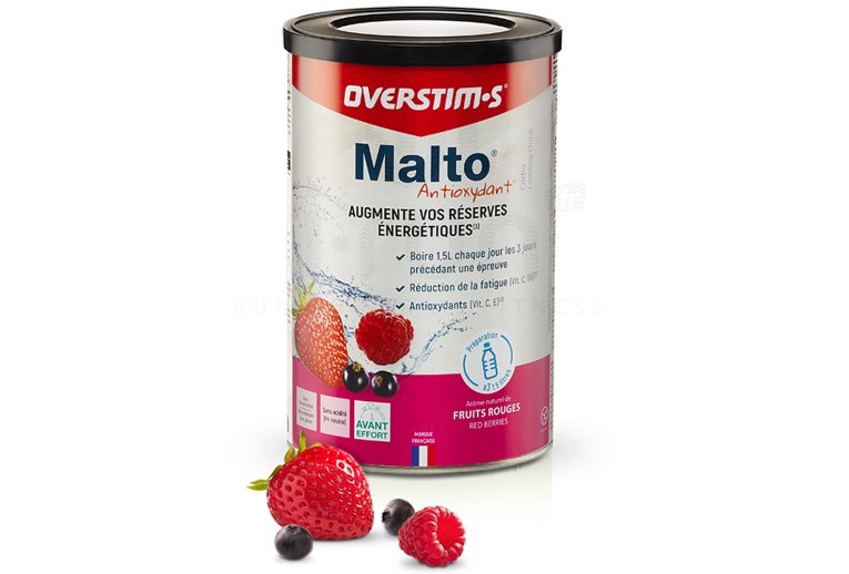 OVERSTIMS Malto Antioxydant 450 g - Fruits rouges