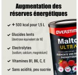 OVERSTIMS Malto Ultra 450 g - Frutti rossi