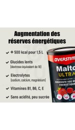 OVERSTIMS Malto Ultra 450 g - Fruits rouges