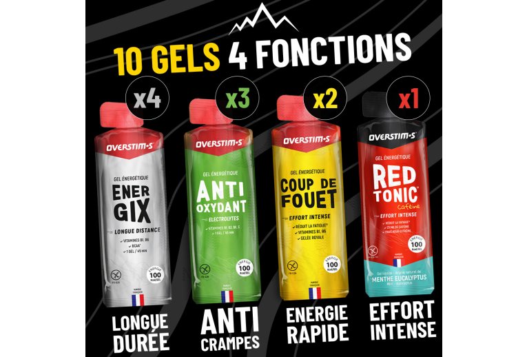 OVERSTIMS Pack Assortiment -10 Gels 