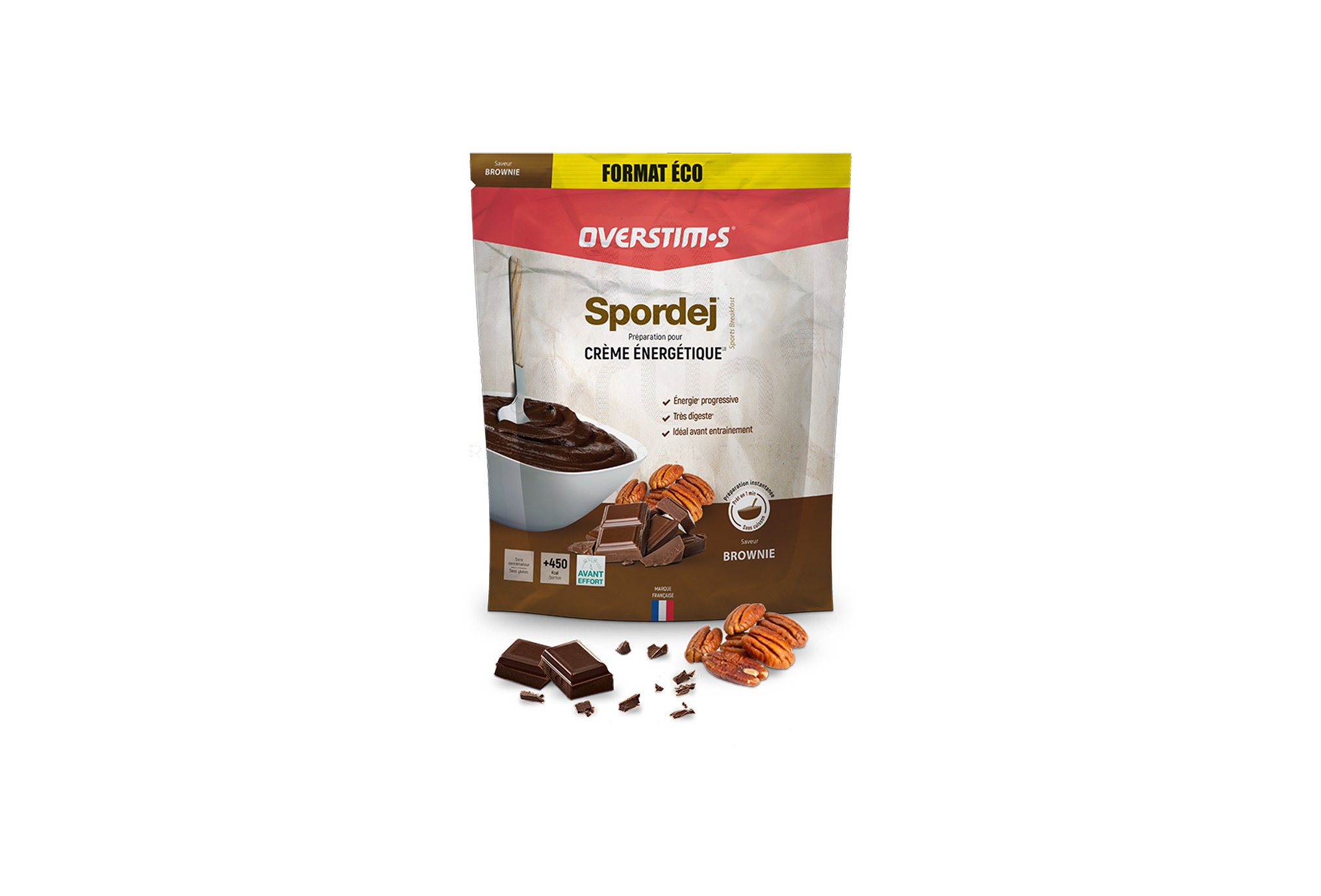 OVERSTIMS Spordej 1,5 kg - Brownie