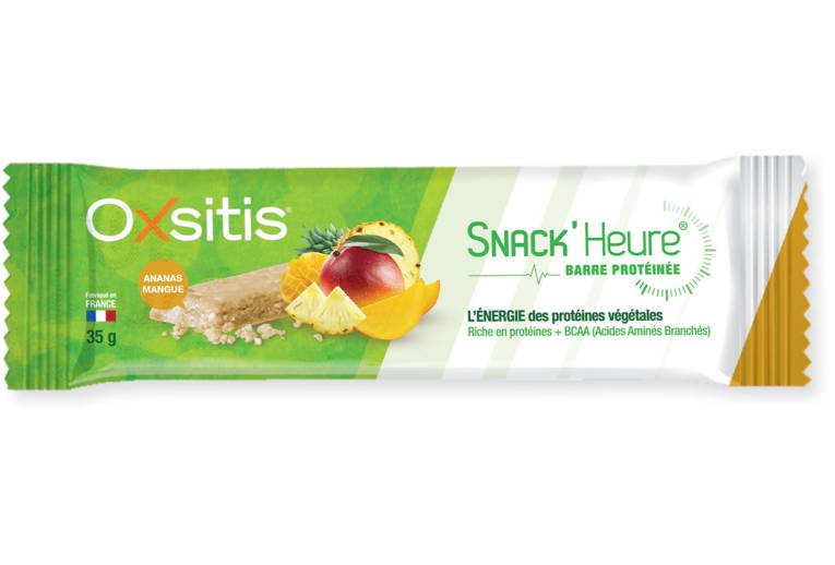 Oxsitis Barre Prot�in�e Snack'Heure - Ananas Mangue 